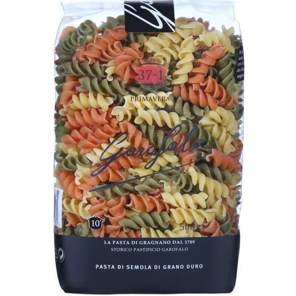 Fusilli primavera GAROFALO, paquete 500 g - 0.5 kg - Imagen del producto en Findit