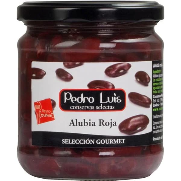 Alubia roja al natural PEDRO LUIS, frasco 250 g - 0.25 kg - Imagen del producto en Findit