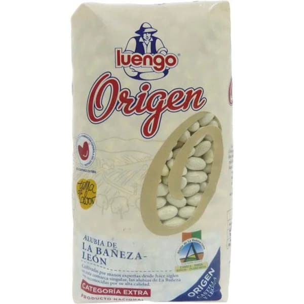 Alubia riñón IGP La Bañeza-León LUENGO ORIGEN, paquete 1 kg - 1 kg - Imagen del producto en Findit