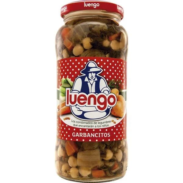 Combinado de garbanzos LUENGO, frasco 400 g - 0.4 kg - Imagen del producto en Findit