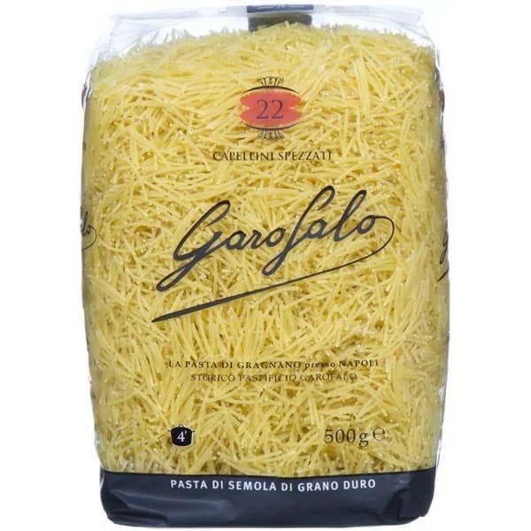 Capellini spezzati GAROFALO, paquete 500 g - 0.5 kg - Imagen del producto en Findit