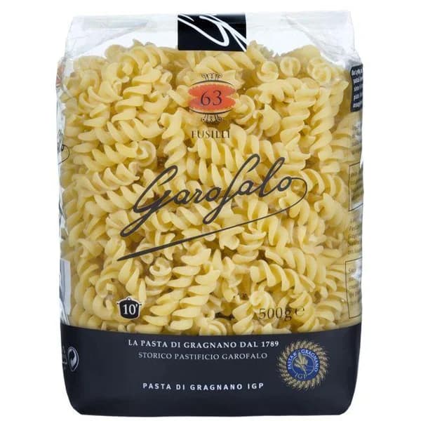 Fusilli GAROFALO, paquete 500 g - 0.5 kg - Imagen del producto en Findit