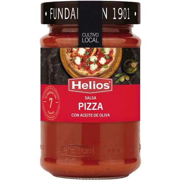 Salsa pizza para pasta HELIOS, frasco 380 g - 0.38 kg - Imagen del producto en Findit