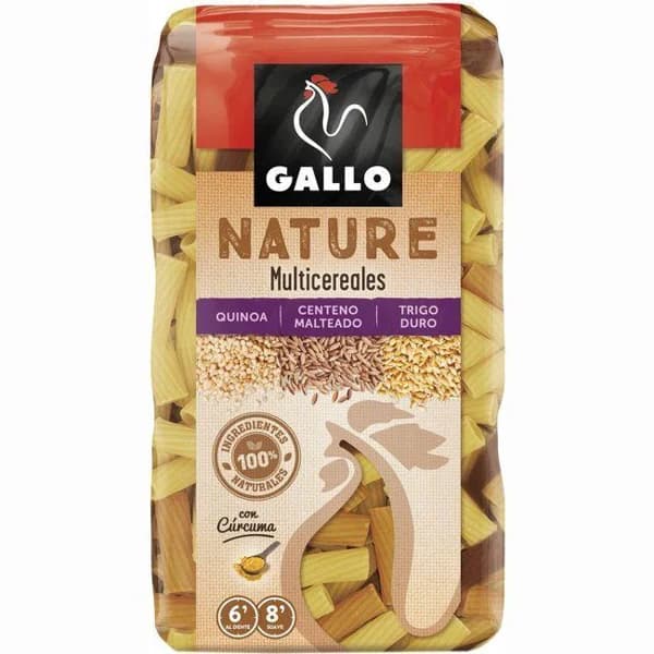 Macarrones multicereales GALLO NATURE, paquete 400 g - 0.4 kg - Imagen del producto en Findit