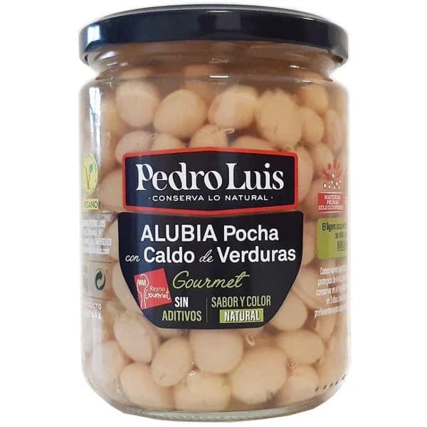 Pocha con caldo de verduras PEDRO LUIS, frasco 445 g - 0.45 kg - Imagen del producto en Findit