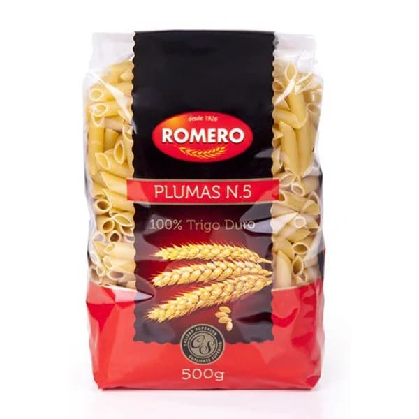 Macarrón nº5 PASTAS ROMERO, paquete 500 g - 0.5 kg - Imagen del producto en Findit