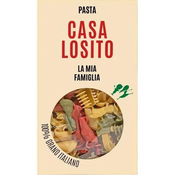 Pasta loca 3 colores CASA LOSITO, paquete 200 g - 0.2 kg - Imagen del producto en Findit