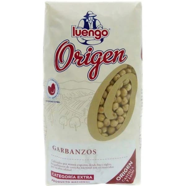 Garbanzo IGP Fuentesauco LUENGO Origen, paquete 1 kg - 1 kg - Imagen del producto en Findit