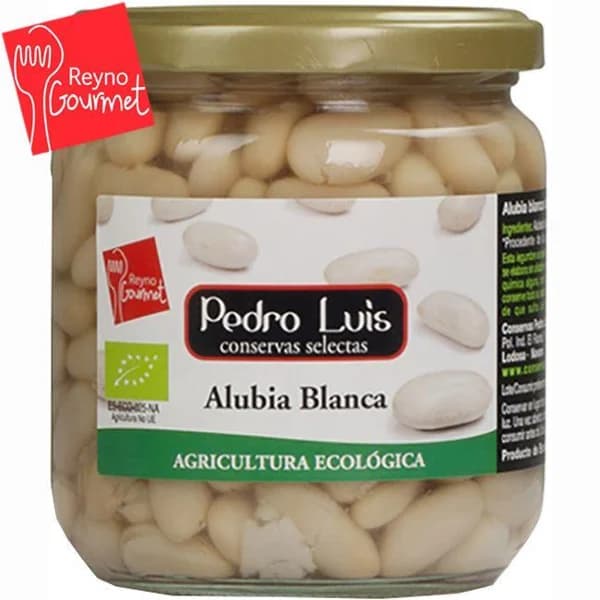 Alubia blanca ecológica PEDRO LUIS, frasco 250 g - 0.25 kg - Imagen del producto en Findit