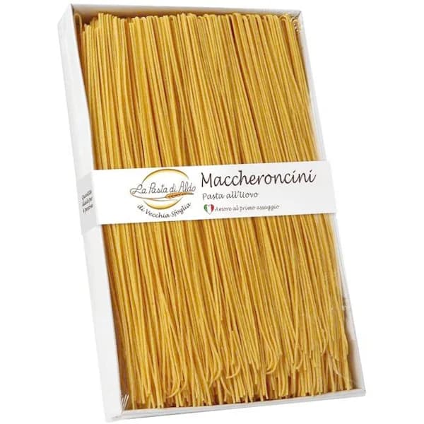 Pasta Maccheroncini uovo PASTA DI ALDO, caja 250 g - 1 ud - Imagen del producto en Findit