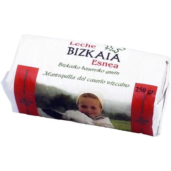 Mantequilla BIZKAIA ESNEA, rulo 250 g - 0.25 kg - Imagen del producto en Findit