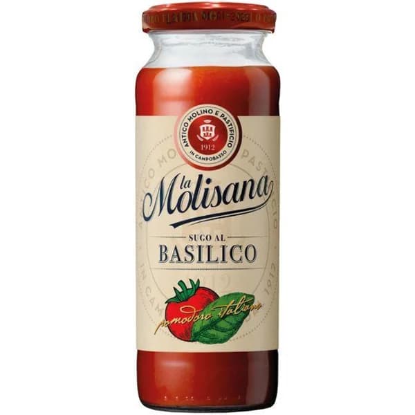 Salsa al basilico LA MOLISANA, frasco 340 g - 0.34 kg - Imagen del producto en Findit
