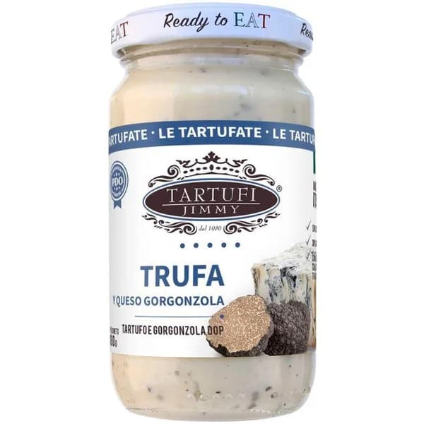 Salsa de trufa y gorgonzola TARTUFI JIMMY, frasco 180 g - 0.18 kg - Imagen del producto en Findit