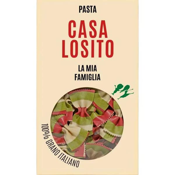 Farfalle Verdi-Bianche-Rosse LOS LOSITOS, paquete 250 g - 0.25 kg - Imagen del producto en Findit