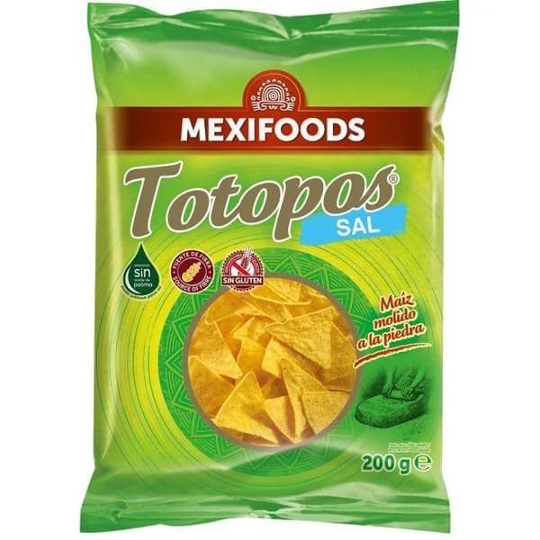 Totopos sal MEXIFOODS, bolsa 200 g - 0.2 kg - Imagen del producto en Findit