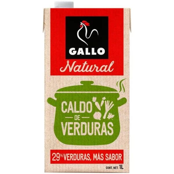 Caldo de verduras GALLO, brik 1 litro - 1 l - Imagen del producto en Findit