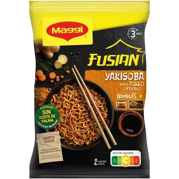 Yakisoba de pollo MAGGI, sobre 120 g - 0.12 kg - Imagen del producto en Findit