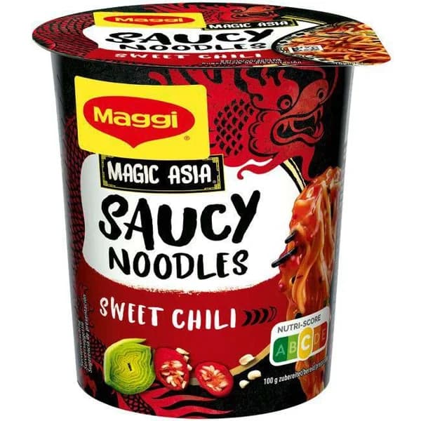 Noodles Sweet Chili MAGGI, paquete 75 g - 0.08 kg - Imagen del producto en Findit