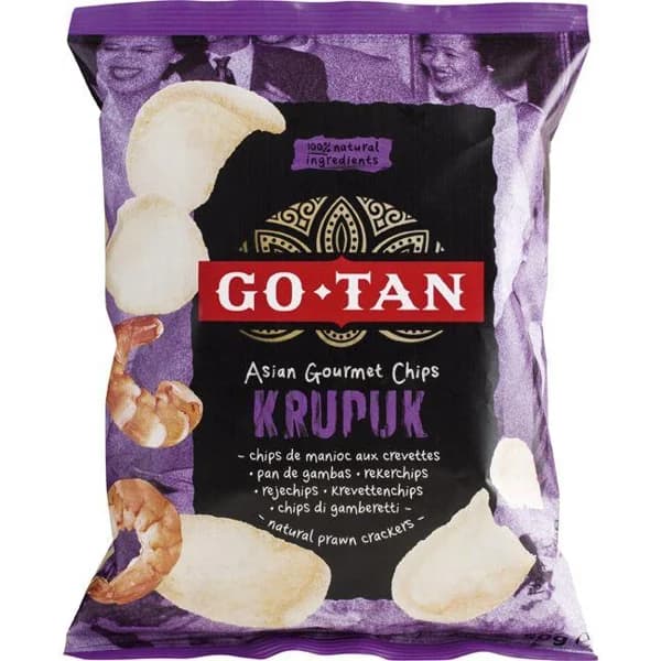 Pan de gamba Crackers GO-TAN, paquete 50 g - 0.05 kg - Imagen del producto en Findit