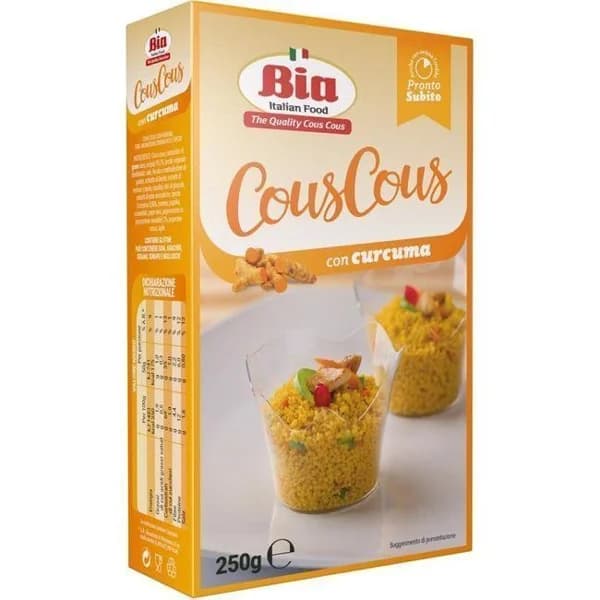Cuscus con curcuma BIA, caja 250 g - 0.25 kg - Imagen del producto en Findit