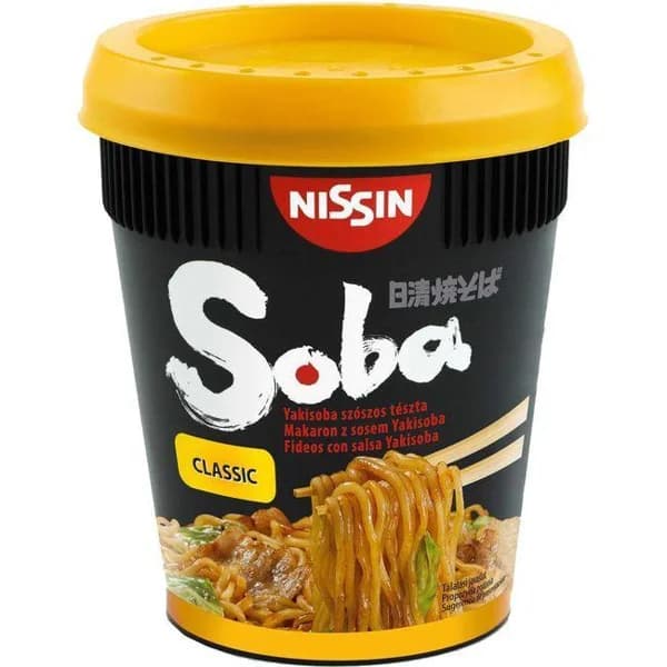 Fideos soba classic NISSIN, cup 90 g - 0.09 kg - Imagen del producto en Findit
