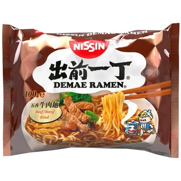 Ramen de carne NISSIN, bolsa 100 g - 0.1 kg - Imagen del producto en Findit
