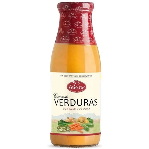 Crema de verduras FERRER, botella 485 ml - 0.48 l - Imagen del producto en Findit