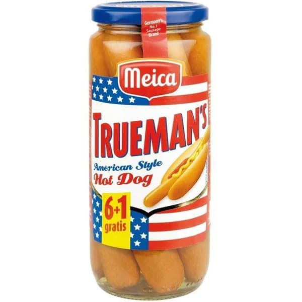 Salchichas Trueman MEICA, frasco 350 g - 0.35 kg - Imagen del producto en Findit