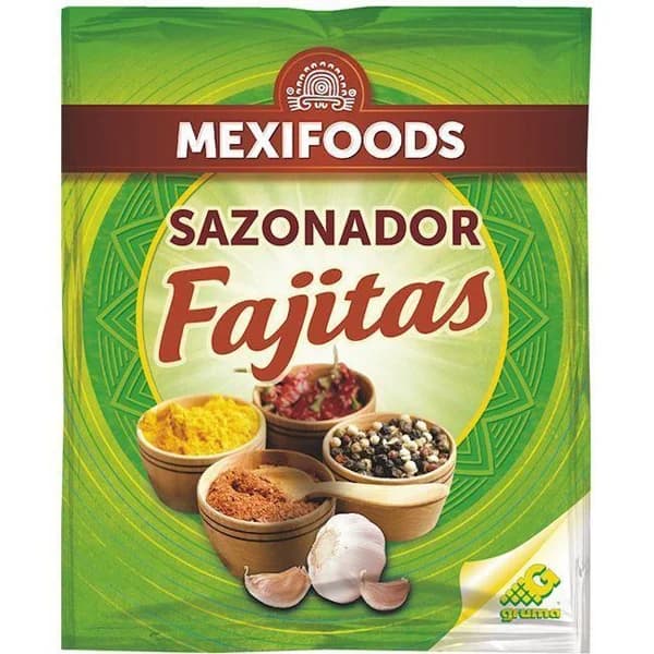 Sazonador para fajitas MEXIFOODS, paquete 30 g - 0.03 kg - Imagen del producto en Findit
