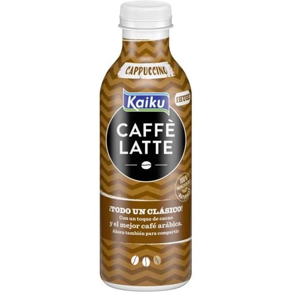 Café capuccino KAIKU CAFFE LATTE, botella 650 g - 0.65 kg - Imagen del producto en Findit
