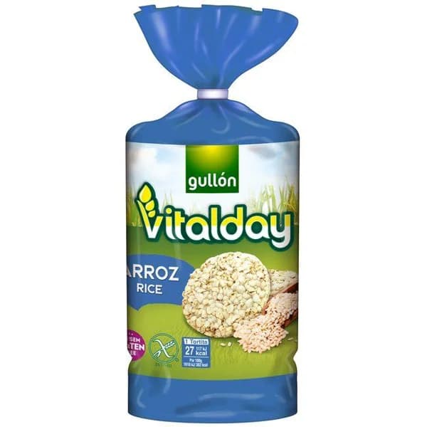 Tortitas de arroz GULLÓN, paquete 130 g - 0.13 kg - Imagen del producto en Findit