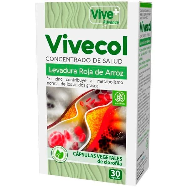 Vivecol advance vegetal VIVE+, caja 30 uds - 30 ud - Imagen del producto en Findit