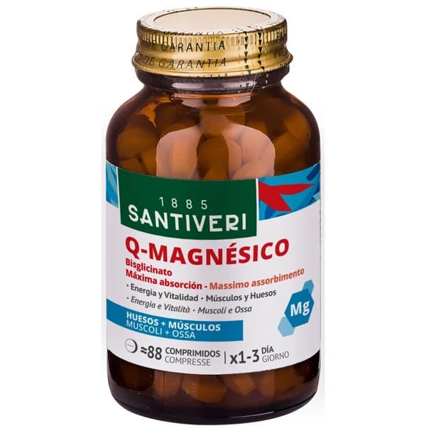 Q-magnésico en comprimidos SANTIVERI, bote 55 g - 1 ud - Imagen del producto en Findit