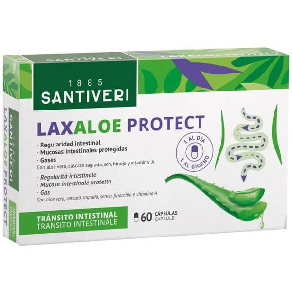 Laxaloe protect cápsulas SANTIVERI, caja 22 g - 0.02 kg - Imagen del producto en Findit