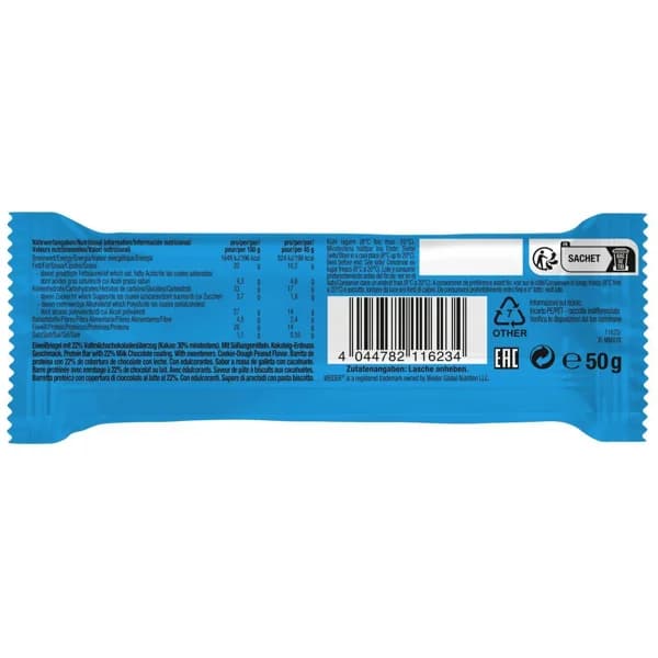 Barrita proteica sabor cookie y cacahuete Joe's Bar WEIDER, 50 g - 0.05 kg - Imagen del producto en Findit