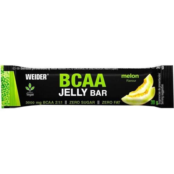 Bcaa's jelly bar melón WEIDER, 1 ud, 30 g - 0.03 kg - Imagen del producto en Findit