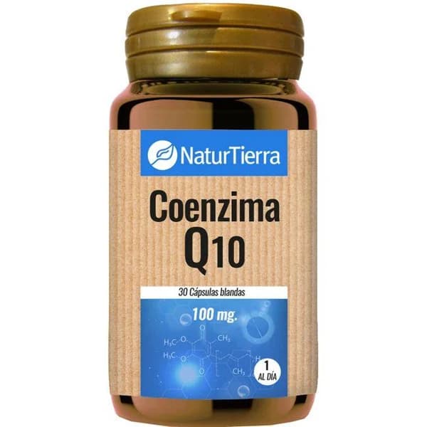Coenzima Q 10 100 mg NATURTIERRA, bote 30 uds - 30 ud - Imagen del producto en Findit