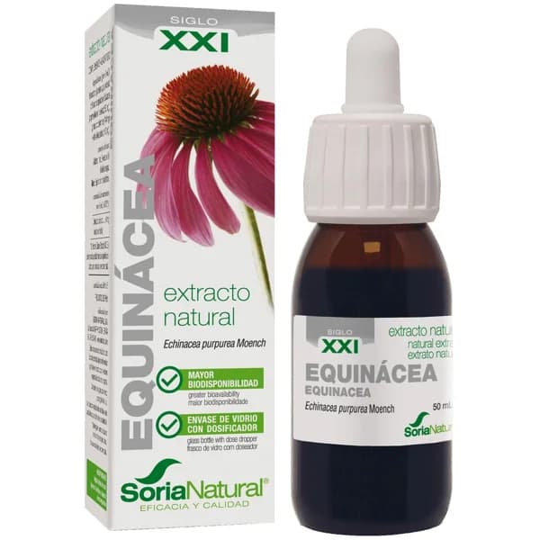 Extracto de equinácea XXL SORIA NATURAL, frasco 50 ml - 1 ud - Imagen del producto en Findit