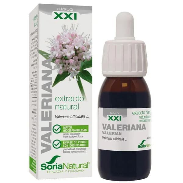 Extracto de valeriana XXL SORIA NATURAL, frasco 50 ml - 1 ud - Imagen del producto en Findit