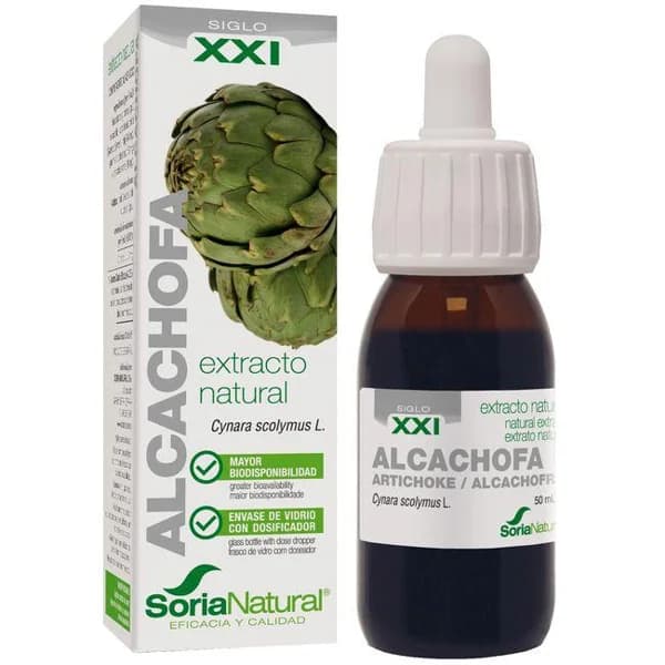 Extracto de alcachofa XXL SORIA NATURAL, frasco 50 ml - 1 ud - Imagen del producto en Findit