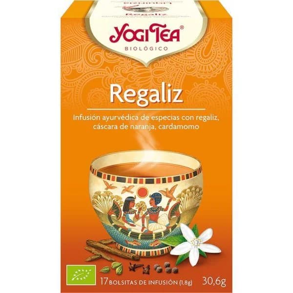 Té de regaliz YOGI TEA, caja 30,6 g - 0.03 kg - Imagen del producto en Findit