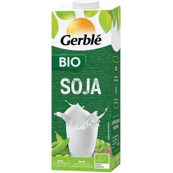 Bebida de soja eco GERBLÉ, brik 1 litro - 1 l - Imagen del producto en Findit