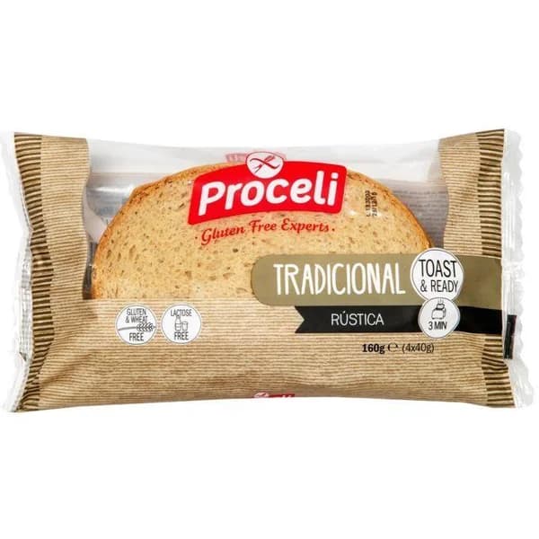 Pan tradicional artesano PROCELI, paquete 160 g - 0.16 kg - Imagen del producto en Findit