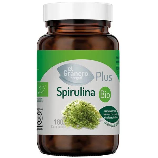 Spirulina bio 180 uds EL GRANERO, 90g - 0.09 kg - Imagen del producto en Findit