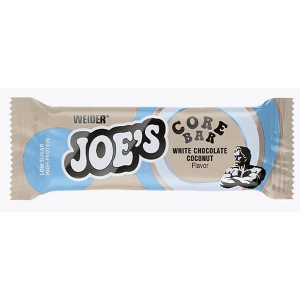 Barrita de proteina, choco blanco y coco Joe's Bar WEIDER, 45 g - 0.05 kg - Imagen del producto en Findit