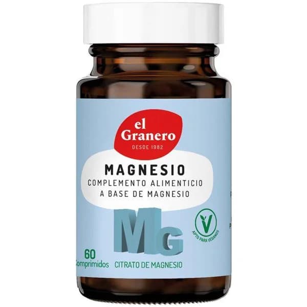 Mg 500 citrato de magnesio EL GRANERO INTEGRAL, bote 60 uds - 60 ud - Imagen del producto en Findit