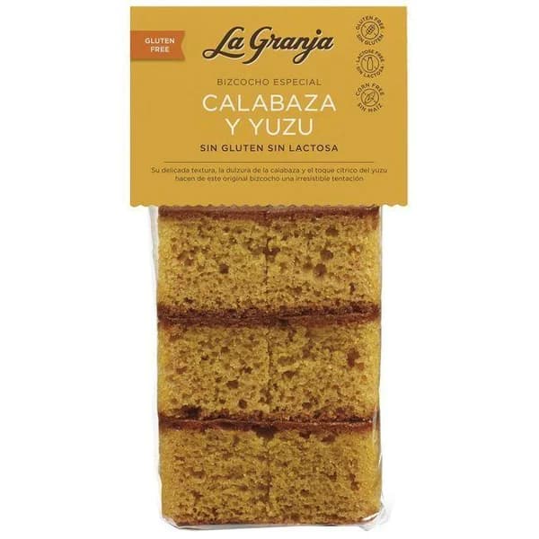 Bizcocho calabaza s/ gluten s/ lactosa LA GRANJA, paquete 350 g - 0.35 kg - Imagen del producto en Findit