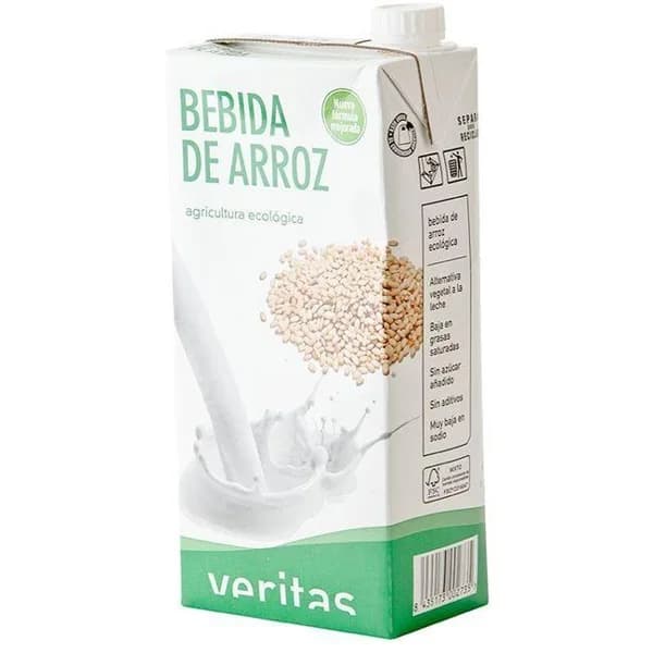 Bebida de arroz VERITAS, brik 1 litro - 1 l - Imagen del producto en Findit