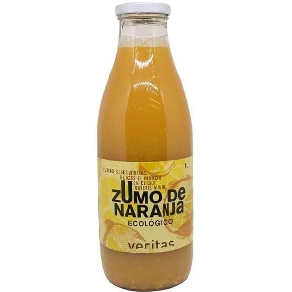 Zumo de naranja VERITAS, botella 1 litro - 1 l - Imagen del producto en Findit