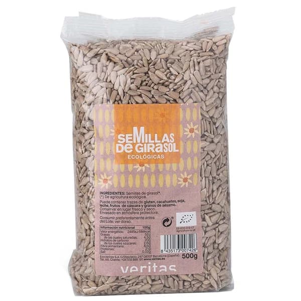 Semillas de girasol VERITAS, bolsa 500 g - 0.5 kg - Imagen del producto en Findit